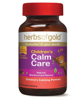 Herbs of Gold Childrens Calm Care 60 Chewable Tablets